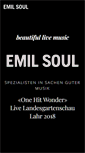 Mobile Screenshot of emil-soul.de